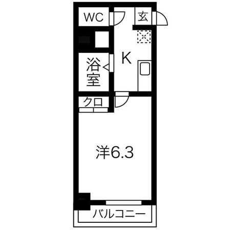 ダイドーメゾン梅田の物件間取画像